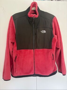 The North Face Denali Polartec Jacket Women's Small Coral Pink & Black M